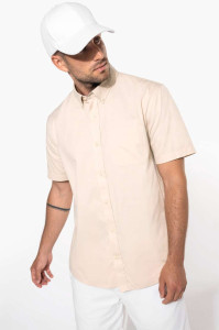 MEN'S ARIANA III SHORT-SLEEVE COTTON SHIRT